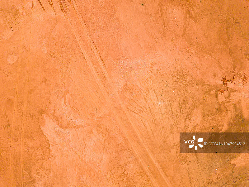 红色土地航拍景观图片素材