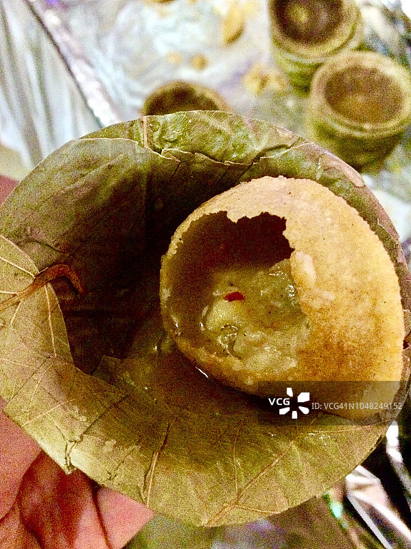 街头小吃：Pani Puri图片素材