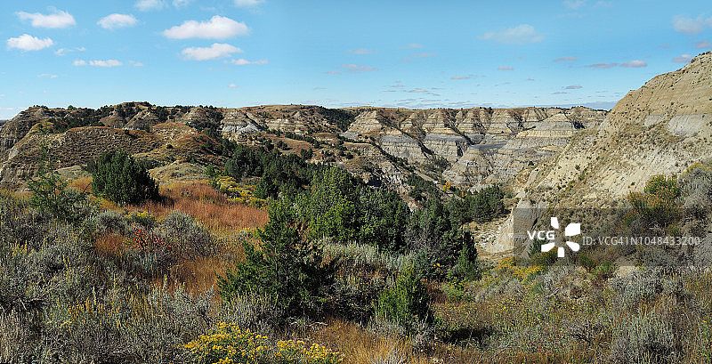 西奥多·罗斯福国家公园（北部）全景图图片素材