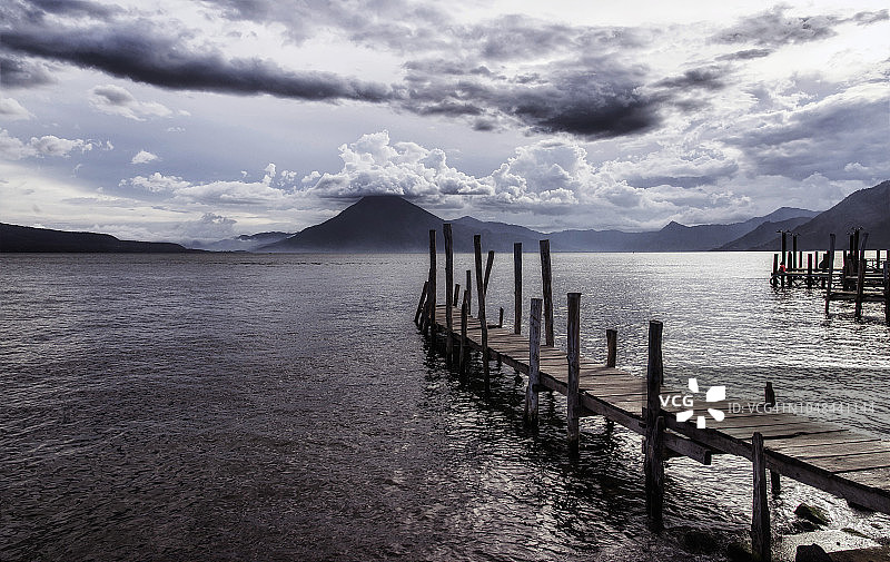阿蒂特兰湖（危地马拉）图片素材