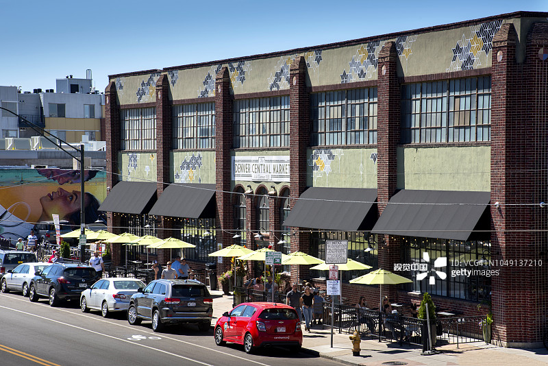 科罗拉多州丹佛市中心市场及北河艺术区图片素材