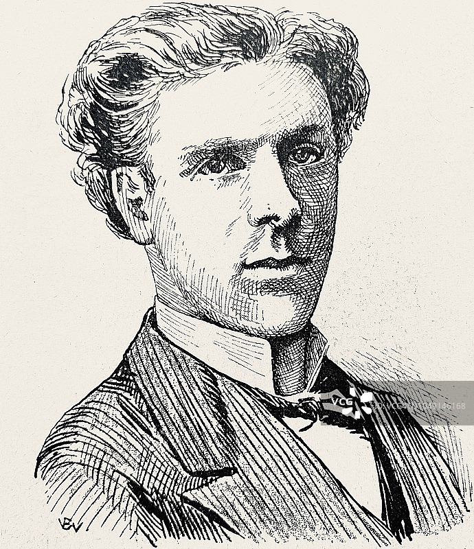 法国演员让·科克兰 (1865-1945)图片素材