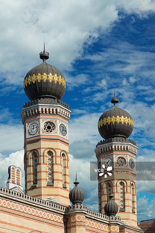 布达佩斯多哈尼街的大犹太教堂图片素材