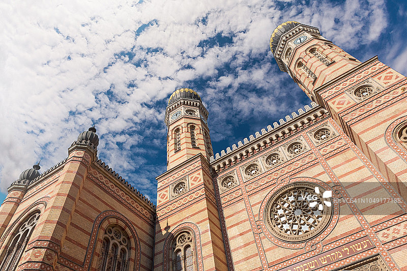 布达佩斯多哈尼街的大犹太教堂图片素材
