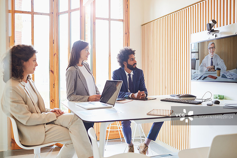 电话会议图片素材