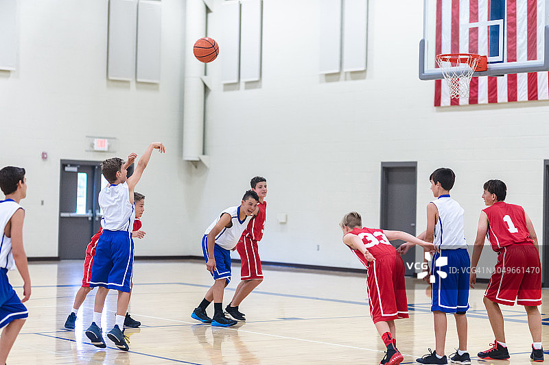 小学生篮球比赛图片素材