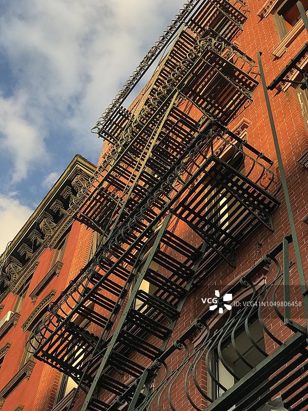 铁制消防逃生梯图片素材