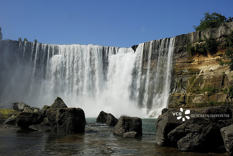 智利拉哈瀑布图片素材