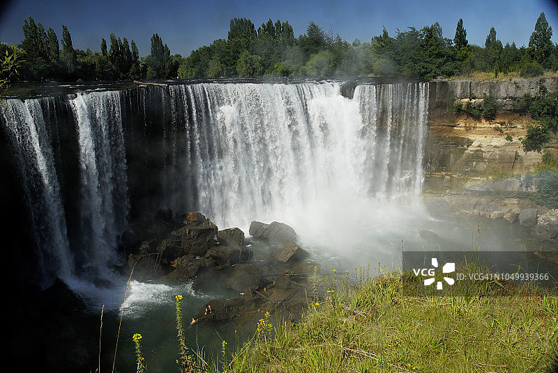 智利拉哈瀑布图片素材