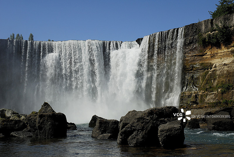 智利拉哈瀑布图片素材