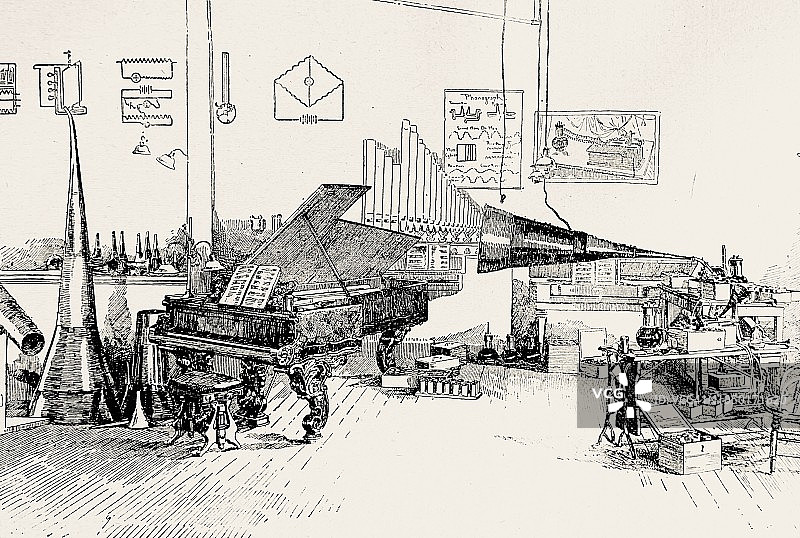 托马斯·爱迪生实验室图片素材