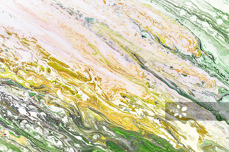 抽象彩色流体丙烯颜料背景纹理图片素材