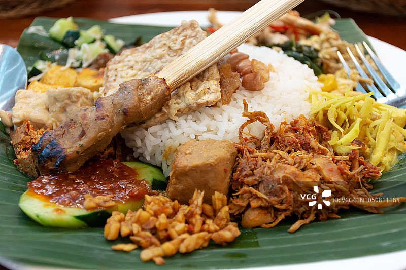 什锦饭配菜图片素材