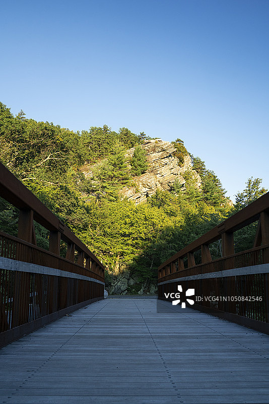 陷阱附近的桥梁图片素材