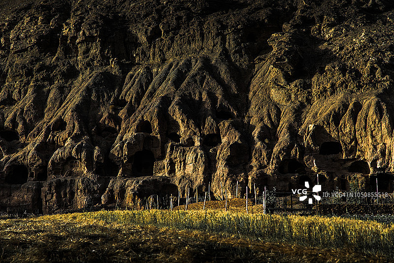 巴米扬石窟图片素材