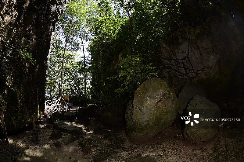 印第安人洞穴图片素材