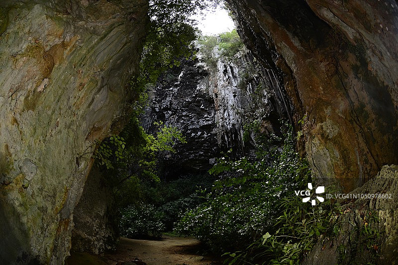 印第安人洞穴图片素材