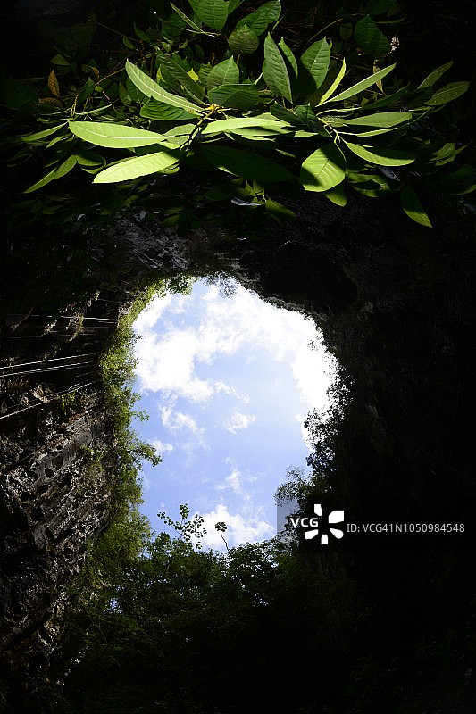 印第安人洞穴图片素材