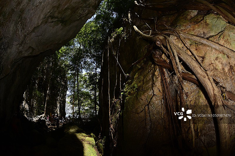 印第安人洞穴图片素材
