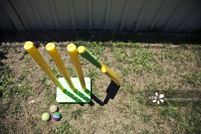 后院的板球运动图片素材