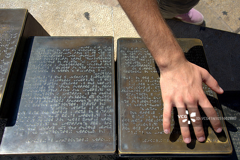 盲聋人士旅游图片素材