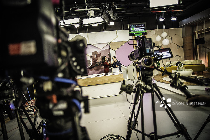 电视机上的摄像机图片素材