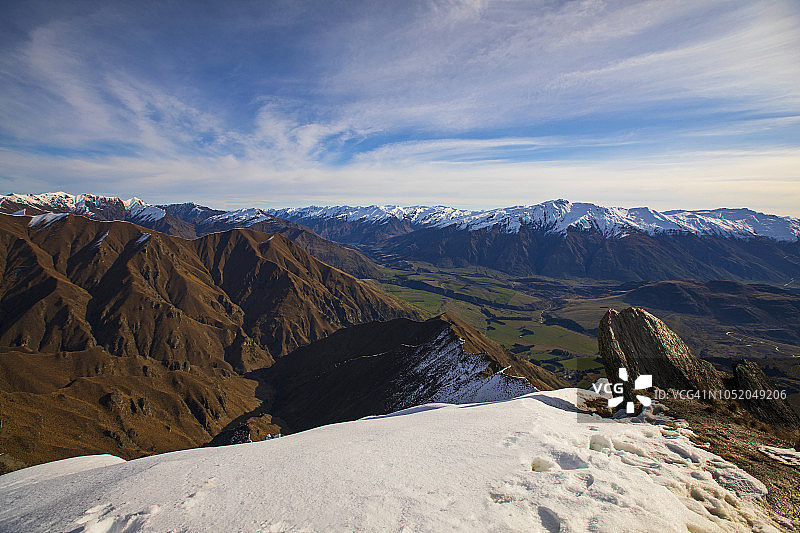 冬季新西兰罗伊斯峰风光图片素材
