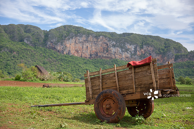 烟草农场的货车图片素材
