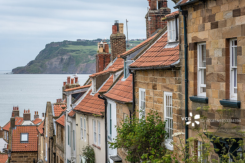 成排房屋图片素材