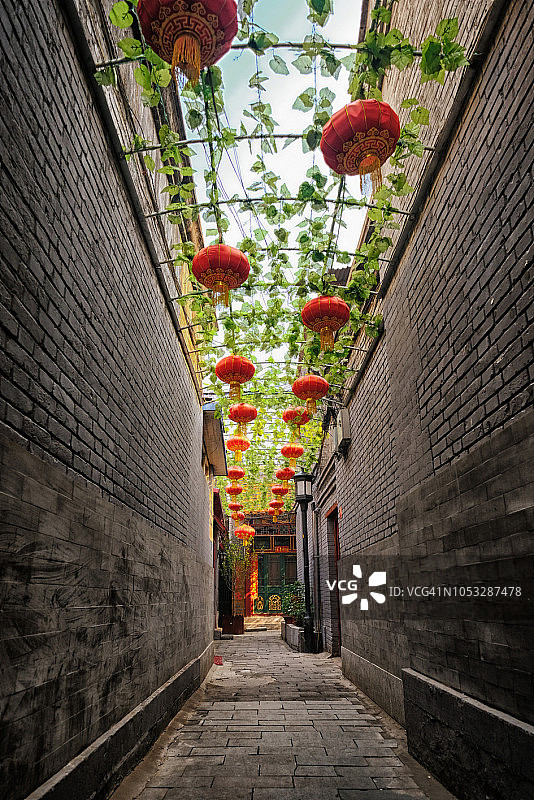 中国北京琉璃厂图片素材