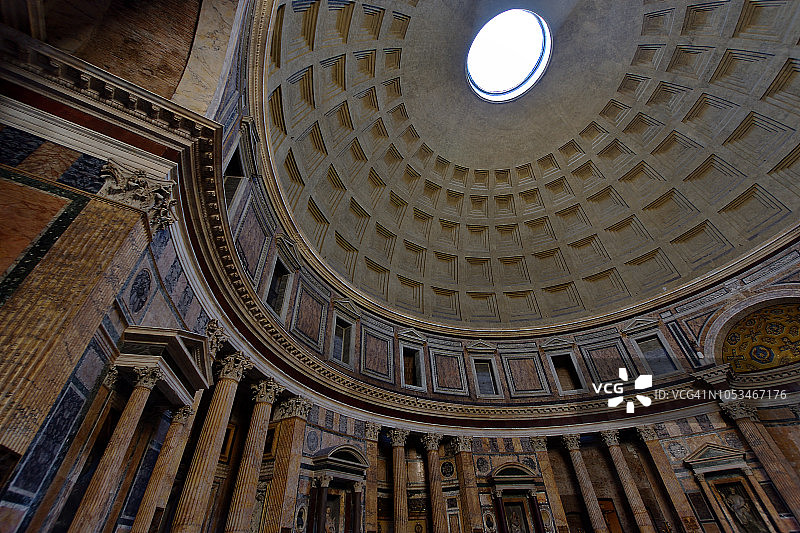 意大利罗马万神殿内部图片素材