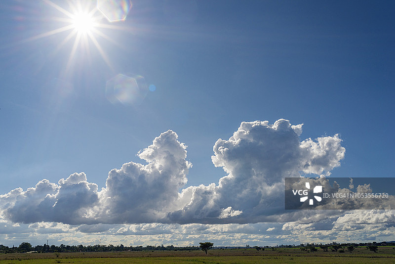 津巴布韦哈拉雷蓝天。图片素材