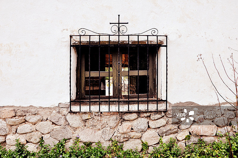 塔菲德尔瓦耶的典型房屋建筑，图库曼，阿根廷图片素材