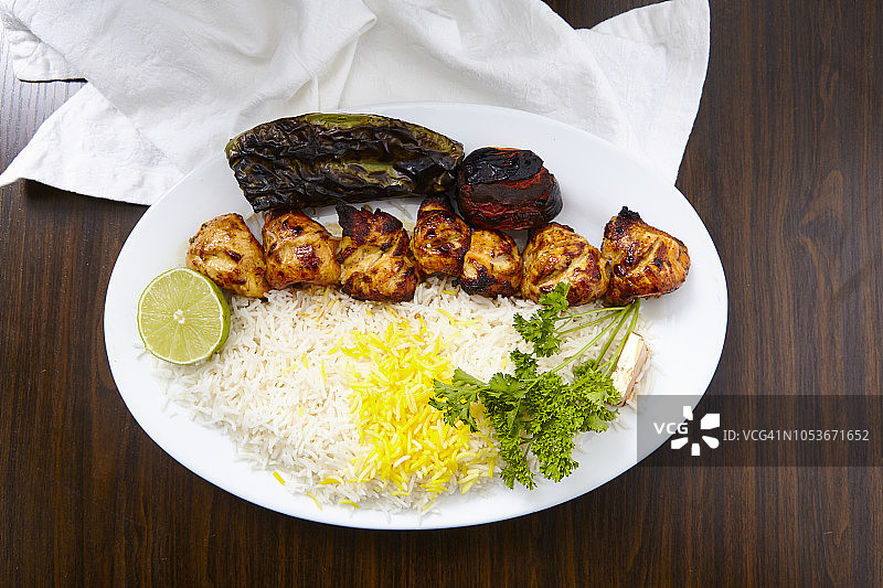 鸡肉串图片素材