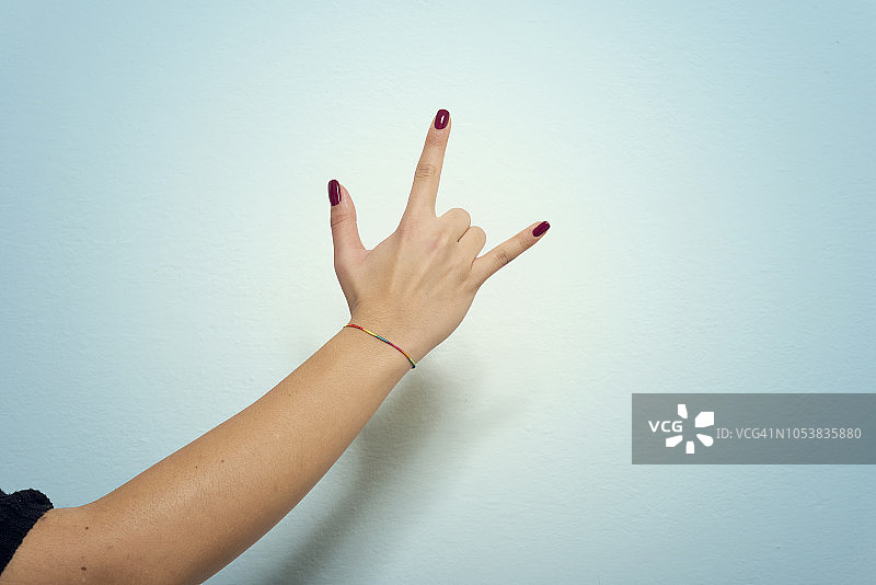 摇滚手势图片素材