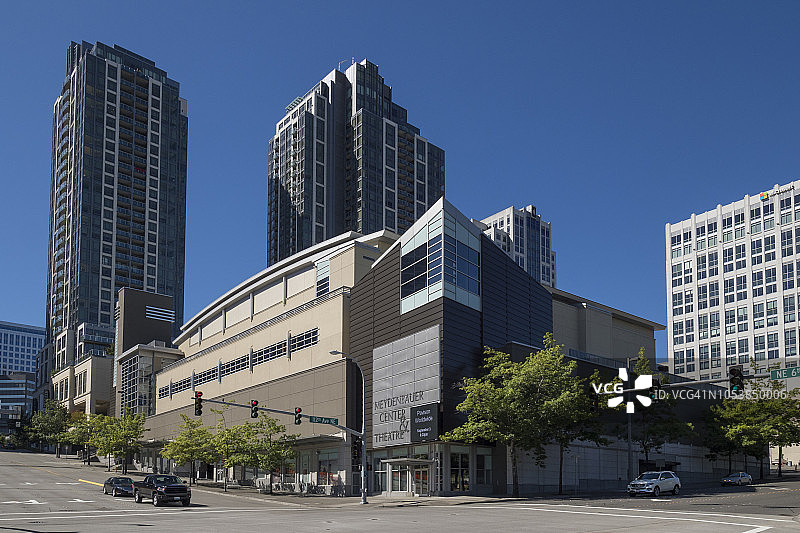 美国华盛顿州贝尔维尤梅登鲍尔中心外观图片素材