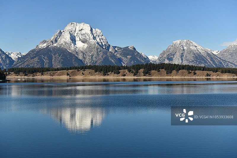 杰克逊湖的提顿山脉 4图片素材