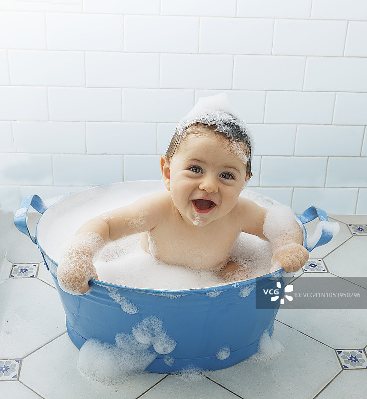 宝宝洗澡图片素材