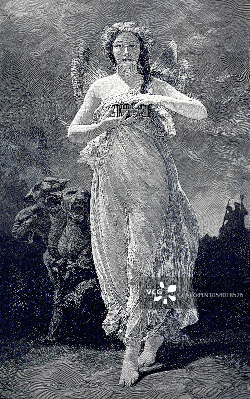 象征性代表：普赛克行走，犬吠图片素材