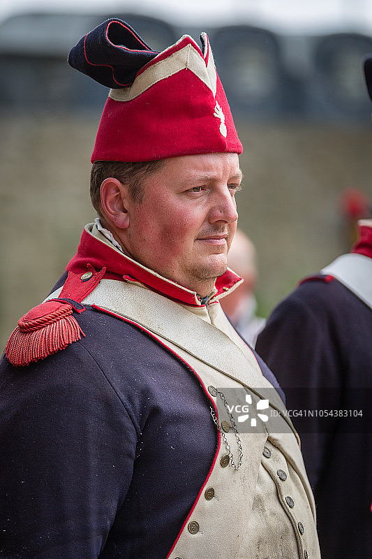 滑铁卢的法国重演者图片素材