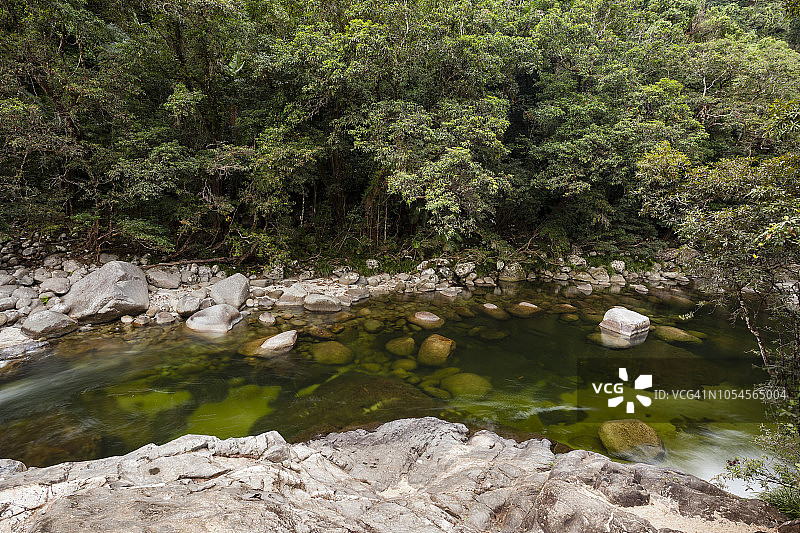 澳大利亚昆士兰州丹翠国家公园的莫斯曼峡谷图片素材