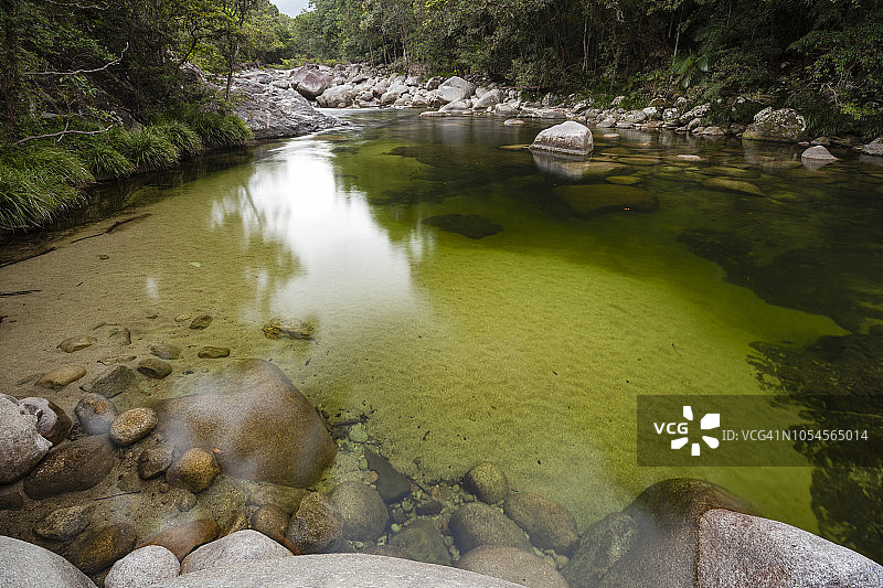 澳大利亚昆士兰州丹翠国家公园的莫斯曼峡谷图片素材