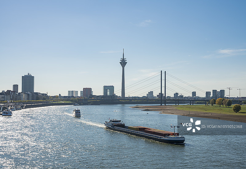 杜塞尔多夫天际线图片素材