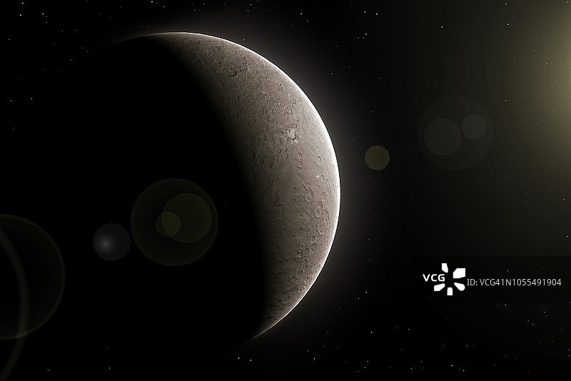 矮行星谷神星，插图图片素材