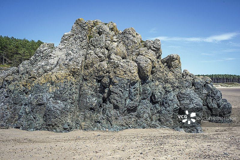 枕状熔岩图片素材