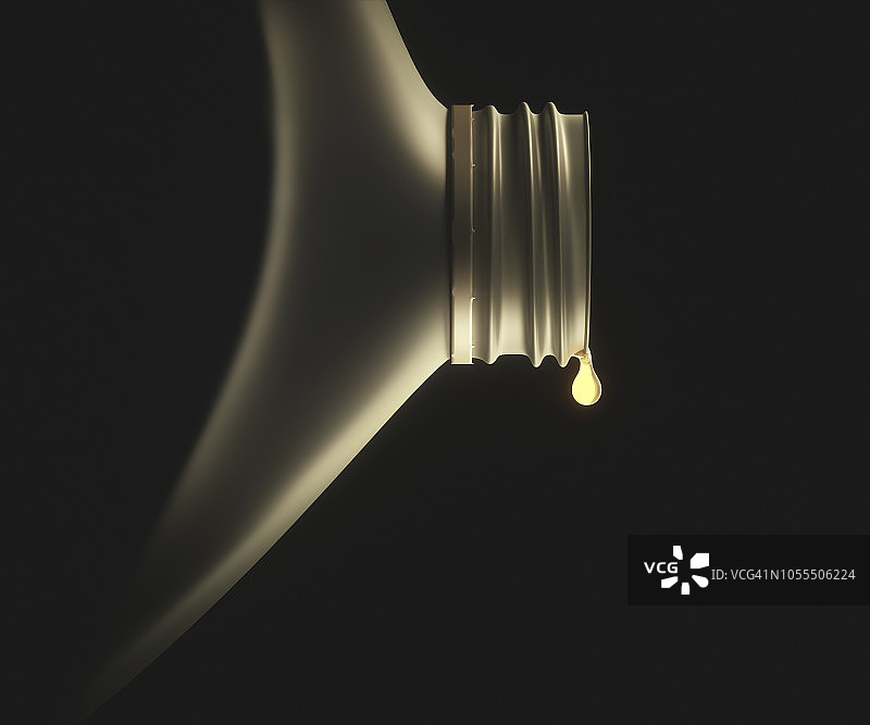 瓶中滴落的发动机油插画图片素材