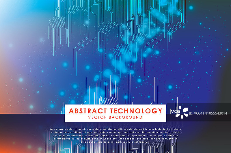 抽象的技术背景图片素材