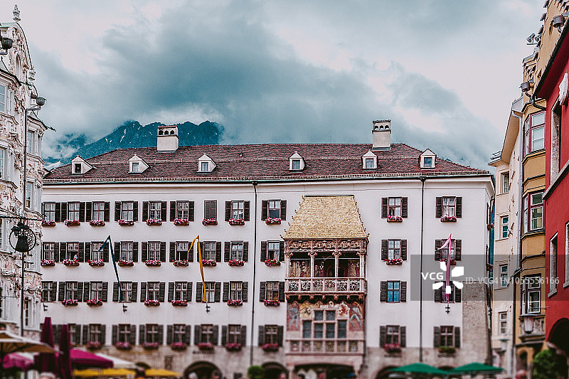 奥地利因斯布鲁克金色屋顶图片素材