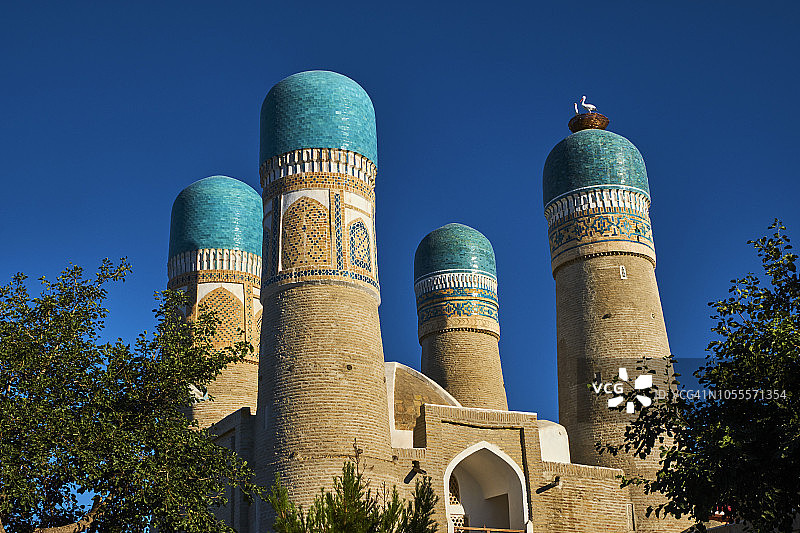 乌兹别克斯坦布哈拉四柱清真寺图片素材