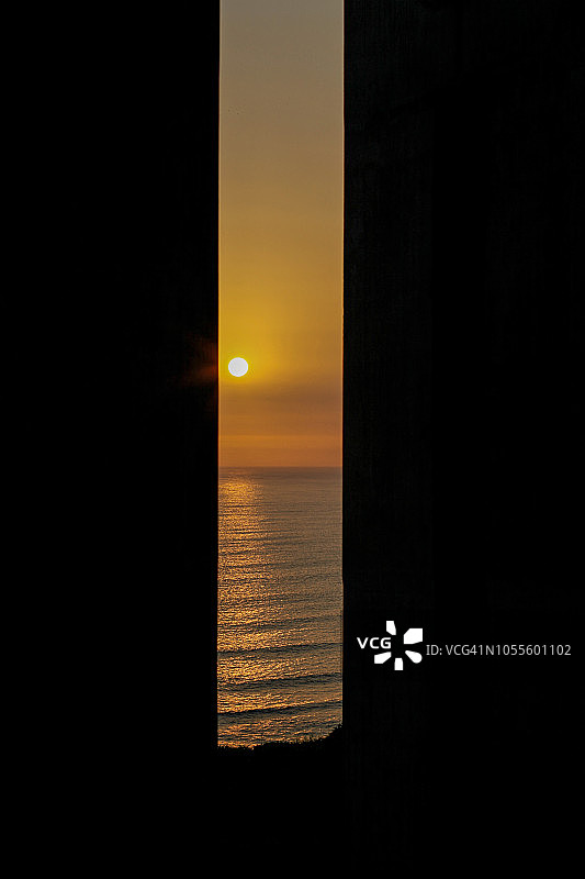 秘鲁的日落美景图片素材